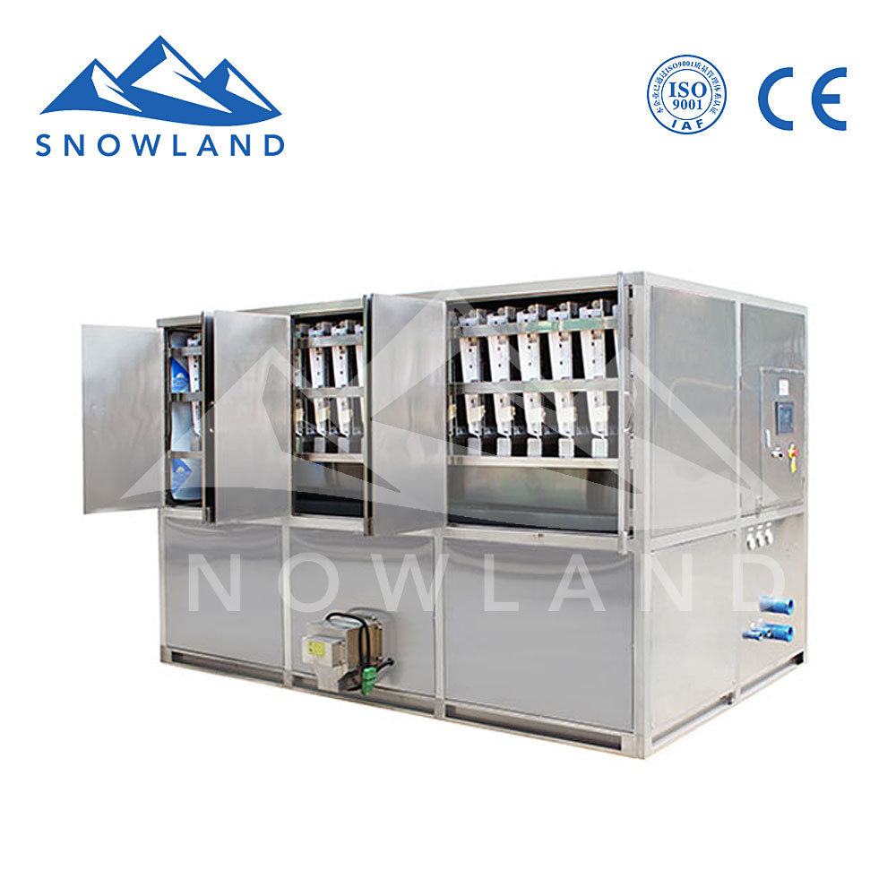 15 Ton / Day Medium-Sized Simple Ice Cube Machine with High Efficiency and No Pollution