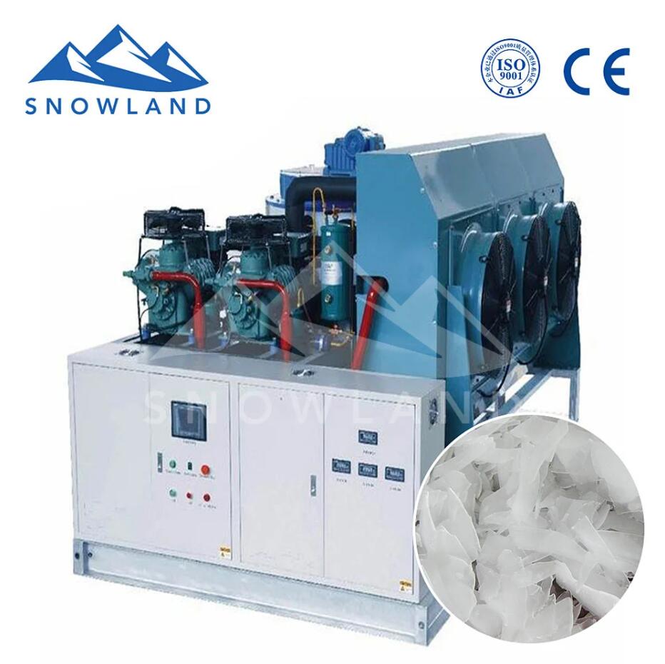 10 Ton Industrial Commercial Ice Flake Making Machine Price with Crusher and Coldroom